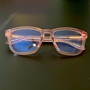 🚫Sold🚫Quay Australia Hardwire Clear Pink Glasses
